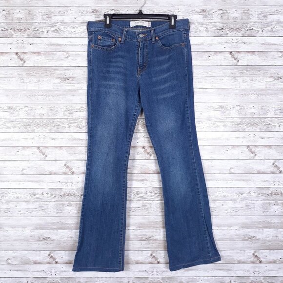 Levis 515 Womens Jeans Size 8 Long Boot Cut Blue 678A - Picture 1 of 4